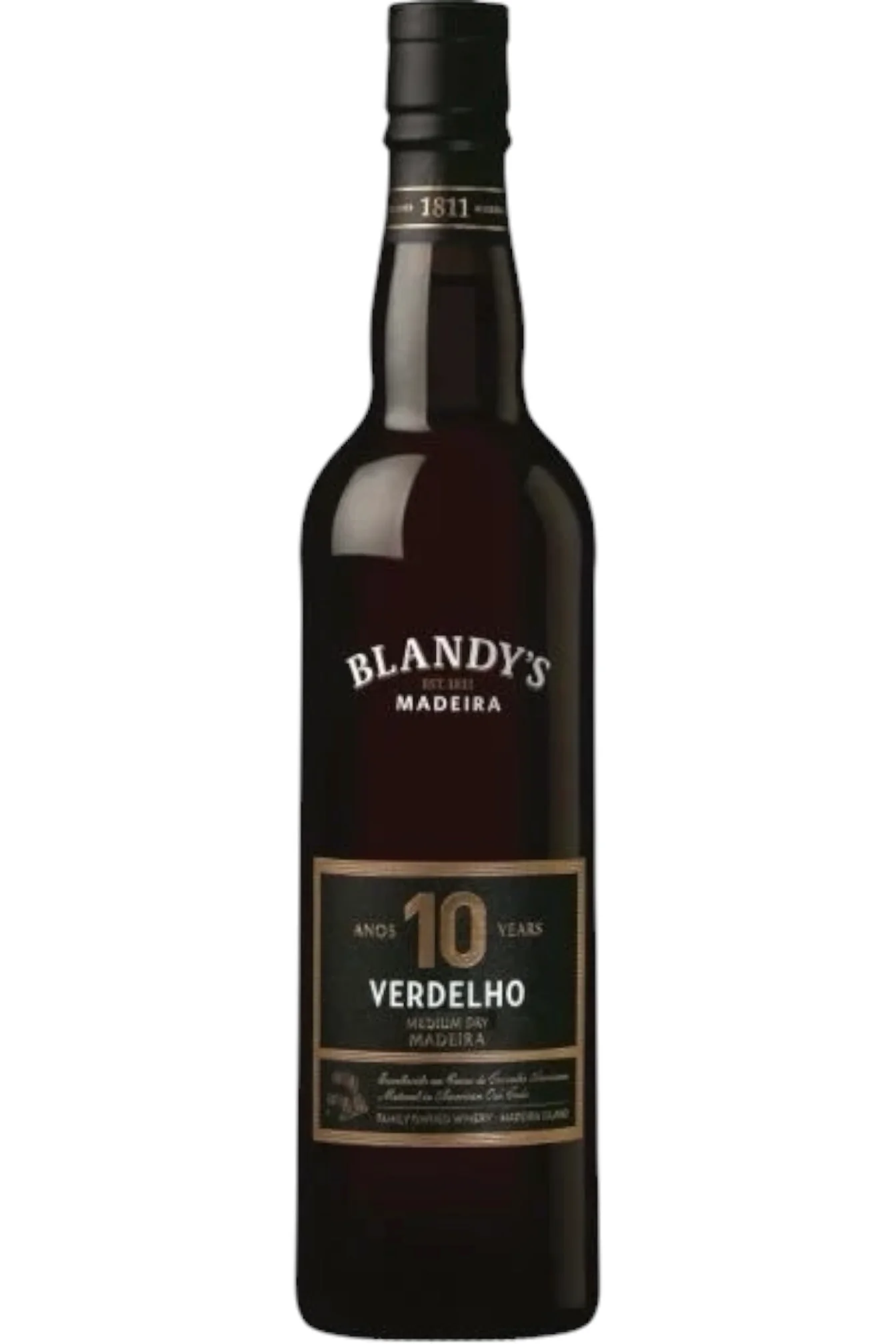 Blandy’s 10 Year Verdelho Madeira Fortified Wine 500ml