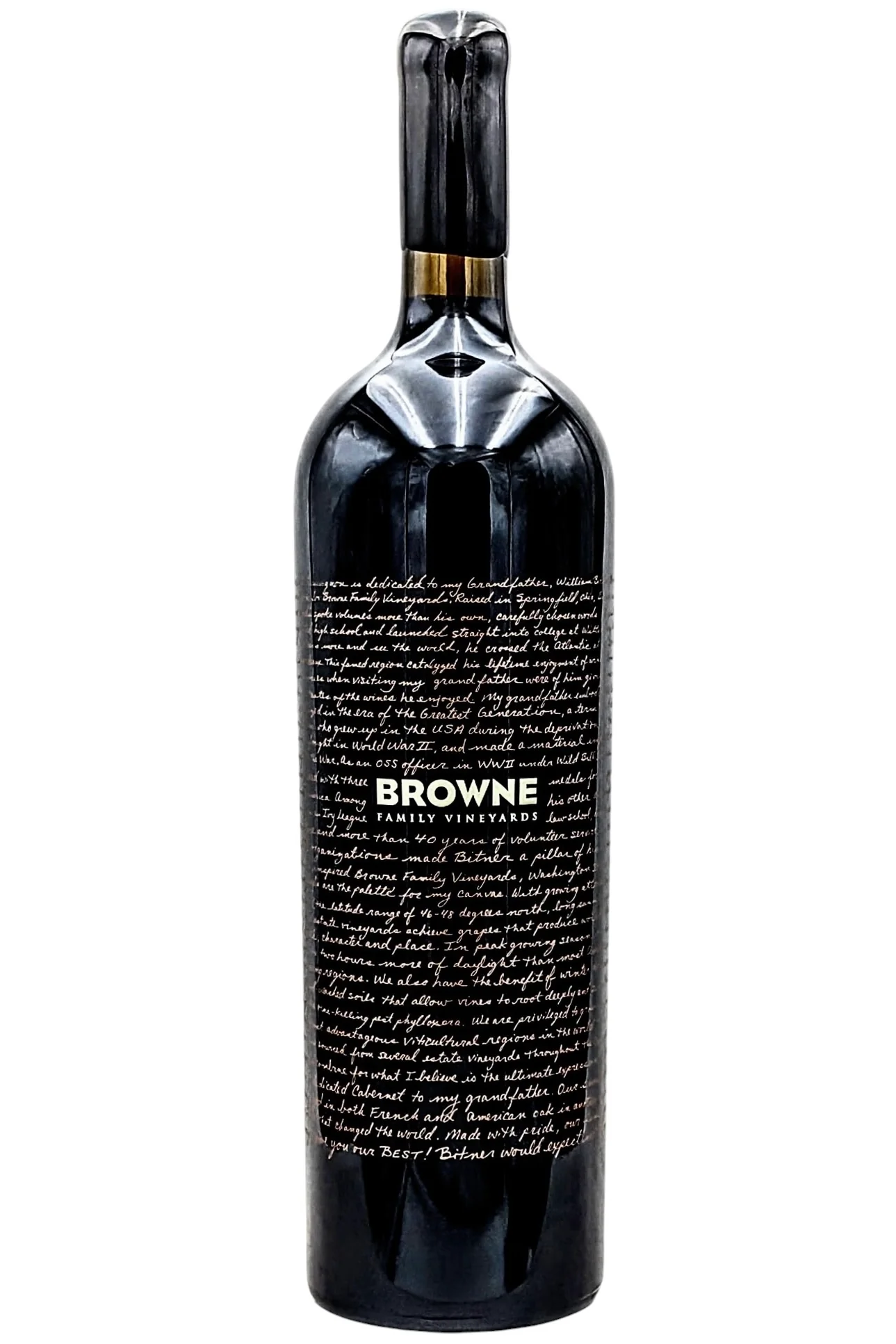 Browne Family Vineyards 2018 Bitner Estate Cabernet Sauvignon Columbia Valley 3 Liter