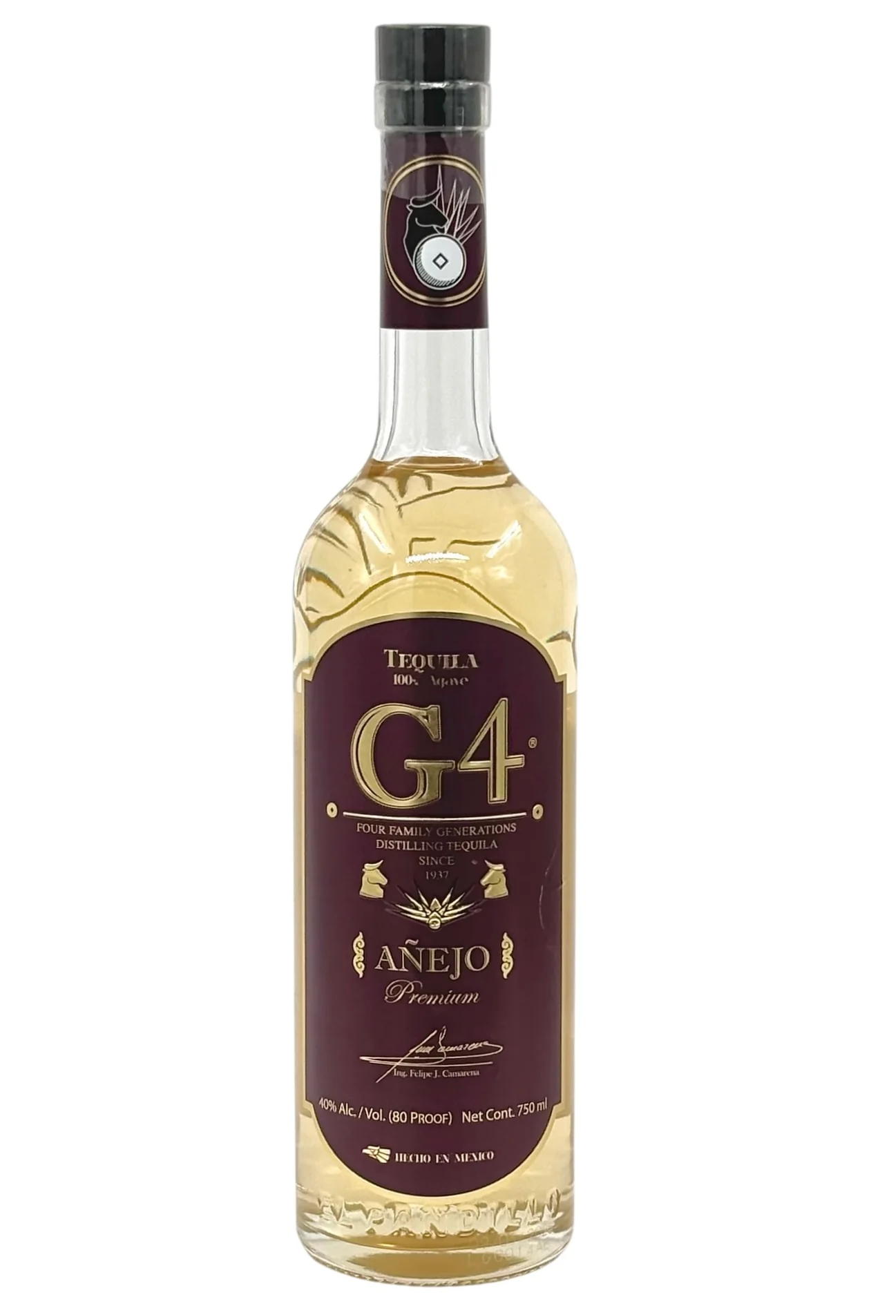 G4 Anejo Tequila 80 Proof 750ml