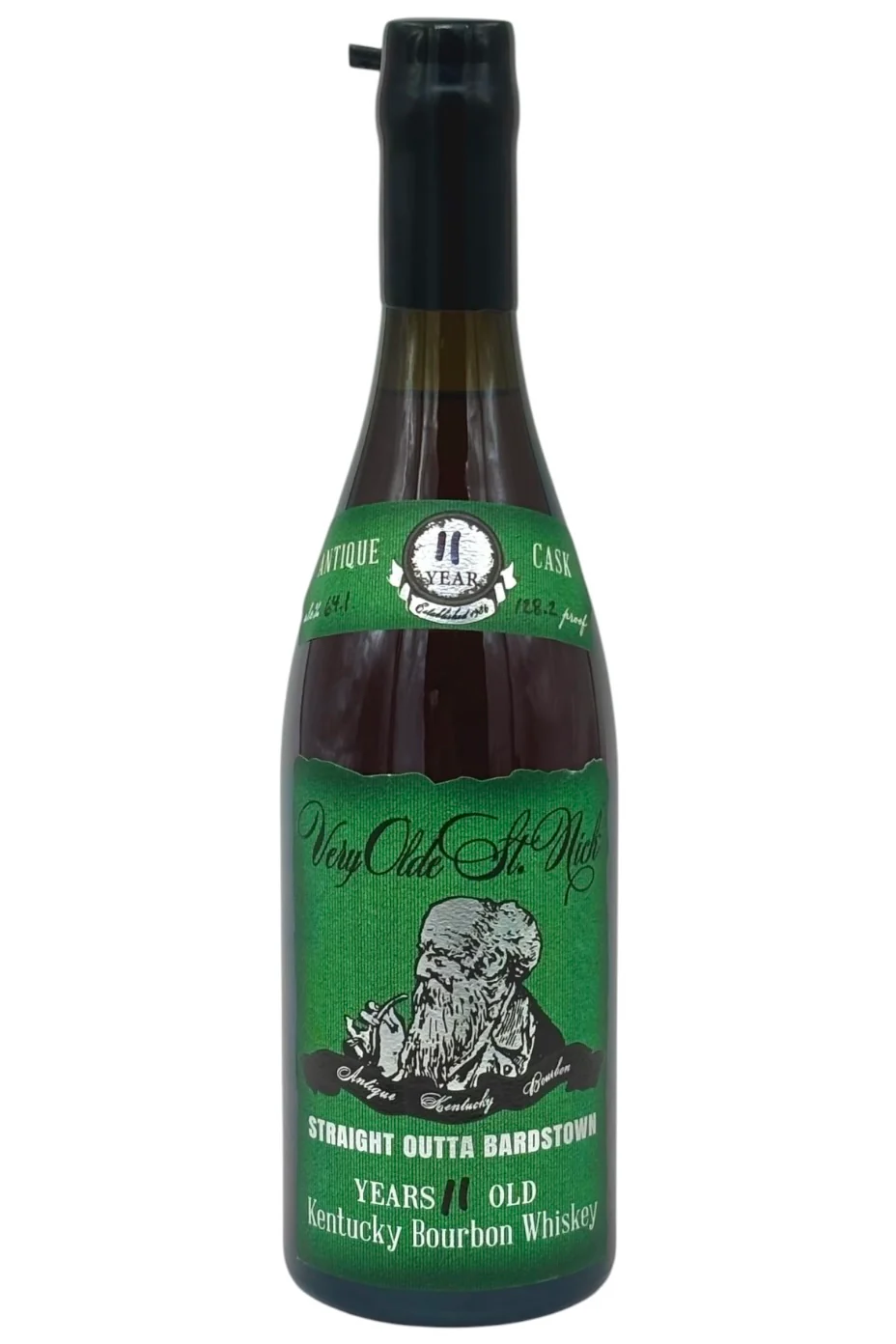 Very Olde St Nick Straight Outta Bardstown 11 Year Old Ancient Cask Strength Kentucky Straight Bourbon Whiskey Preservation Distillery 750ml