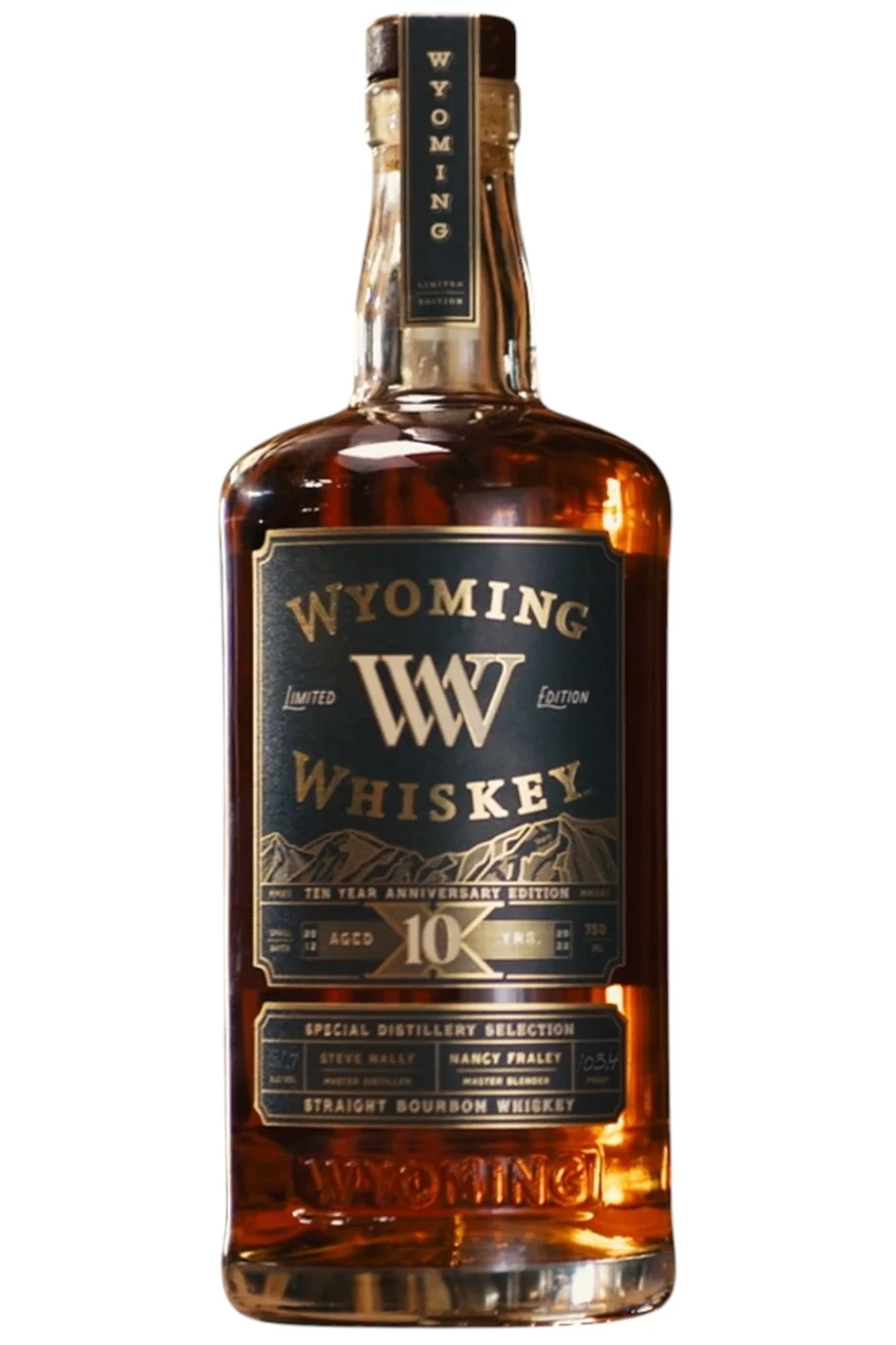 Wyoming Whiskey Moran Limited Edition 10 Year Old Straight Bourbon Whiskey 750ml